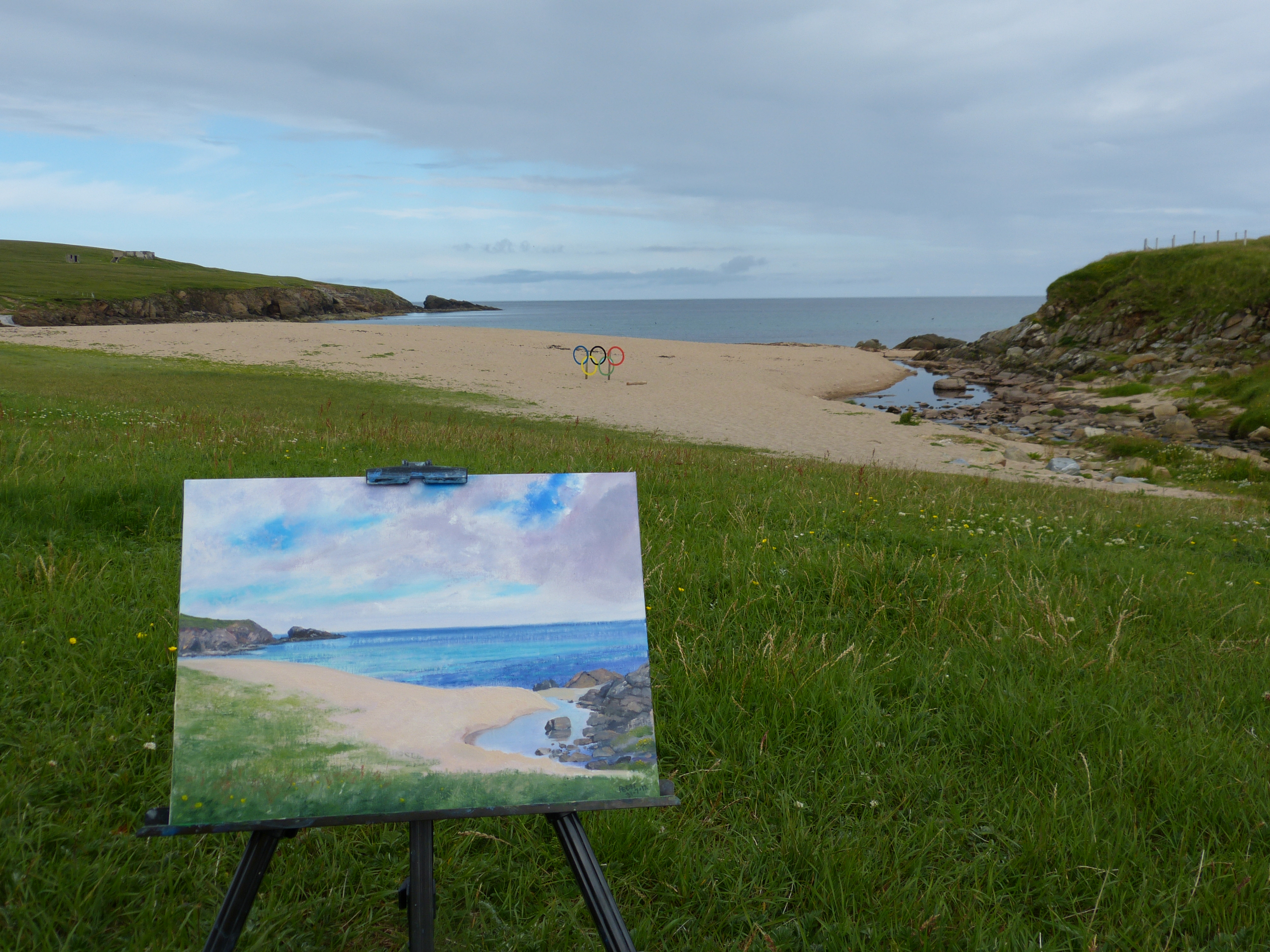 Skaw - Britain's most northerly beach by Painter Pete